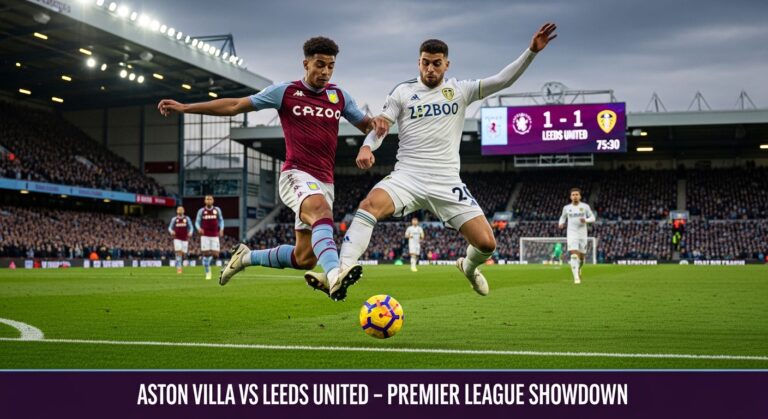 Aston Villa vs Leeds United Live
