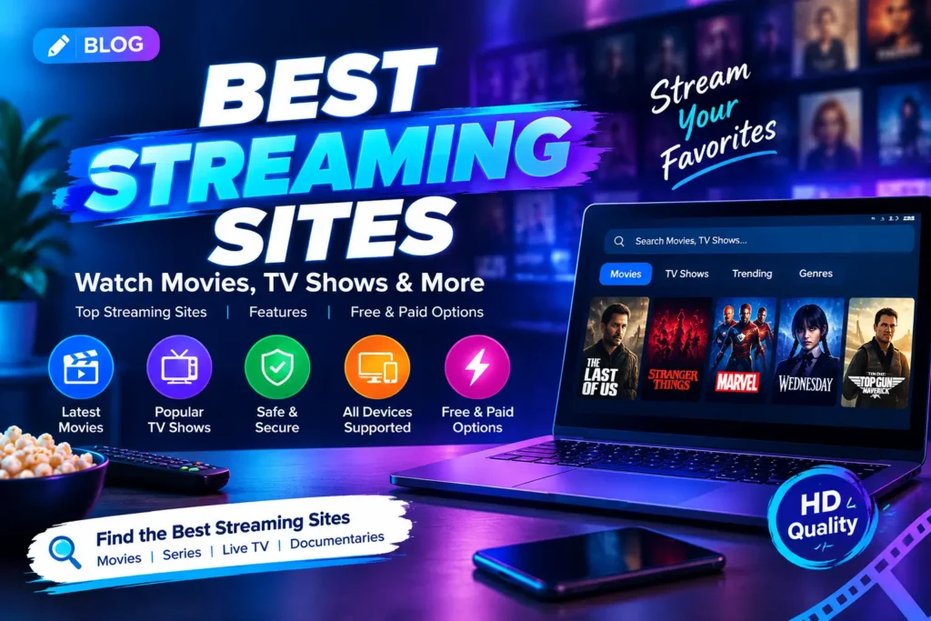 Best streaming sites for movies and TV shows